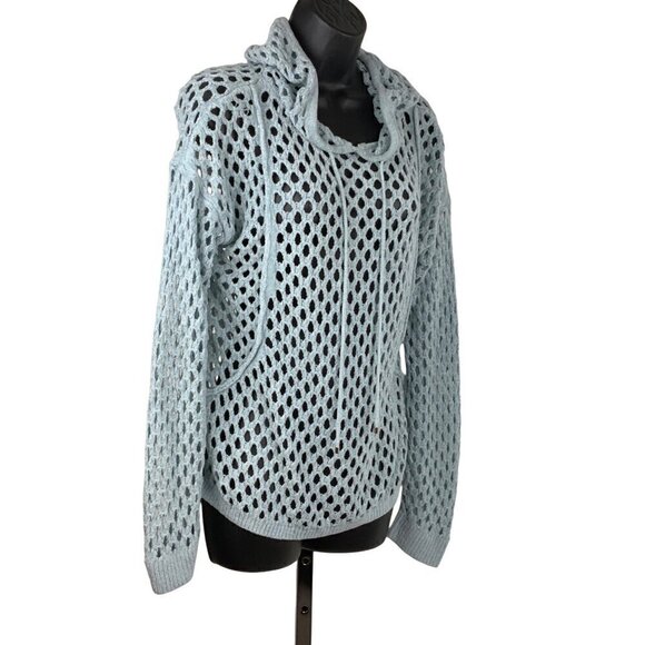One Grey Day hooded sweater cut out back Sold at Revolve small - Picture 1 of 5